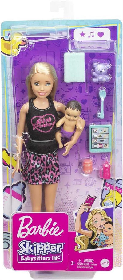 Barbie Bebek Bakıcısı Skipper Bebek Serisi GRP13