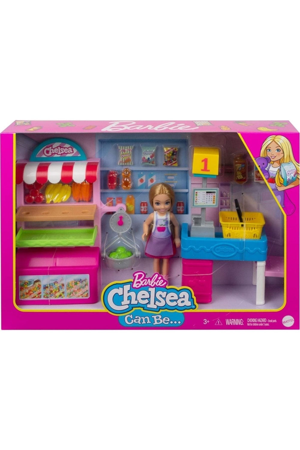 Barbie Chelsea Meslekleri Öğreniyor Market Çalışanı Chelsea Ve Oyun Seti Gtn67
