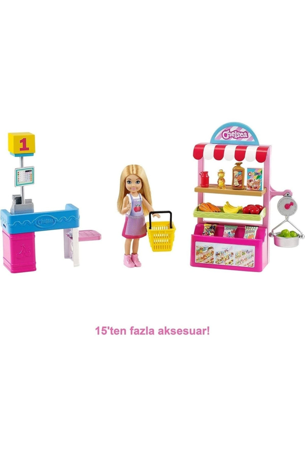 Barbie Chelsea Meslekleri Öğreniyor Market Çalışanı Chelsea Ve Oyun Seti Gtn67
