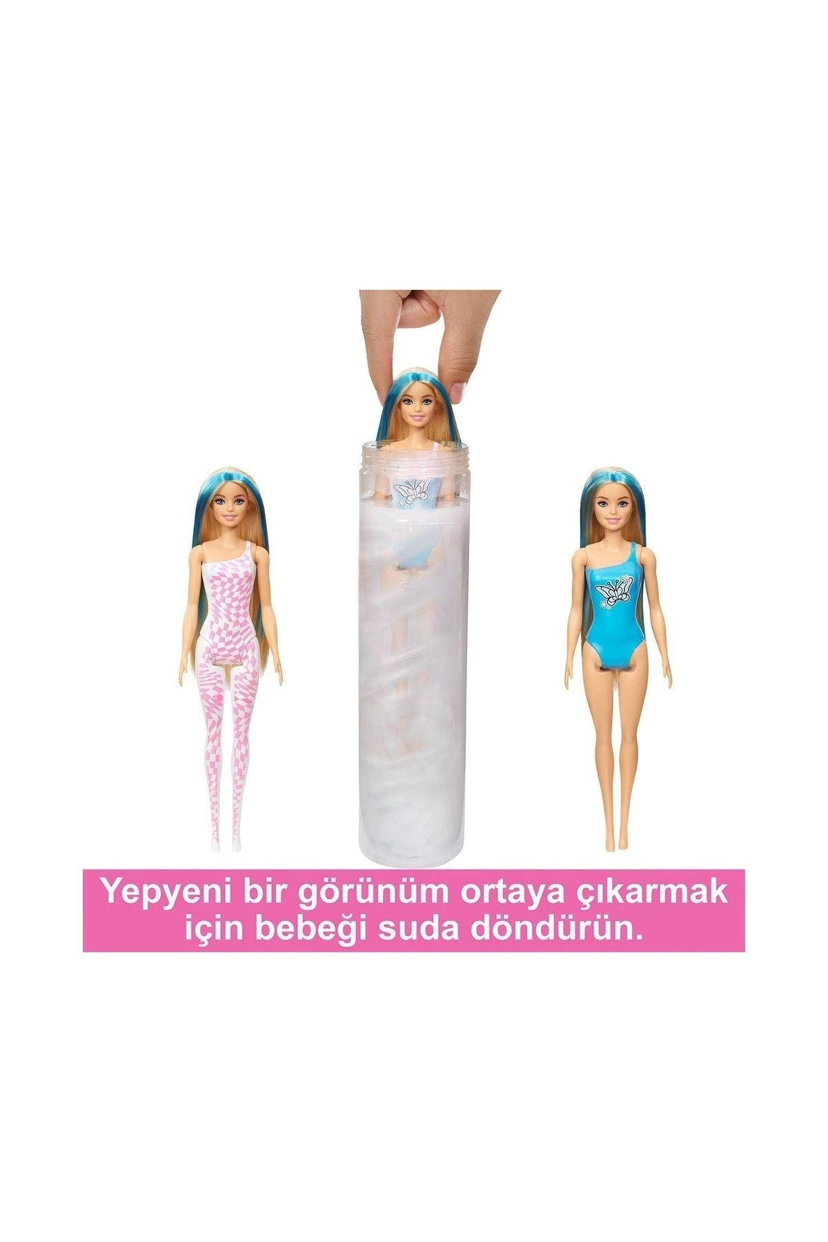 Barbie Color Reveal Renk Değiştiren Sürpriz Barbie Gökkuşağı Serisi-HRK06