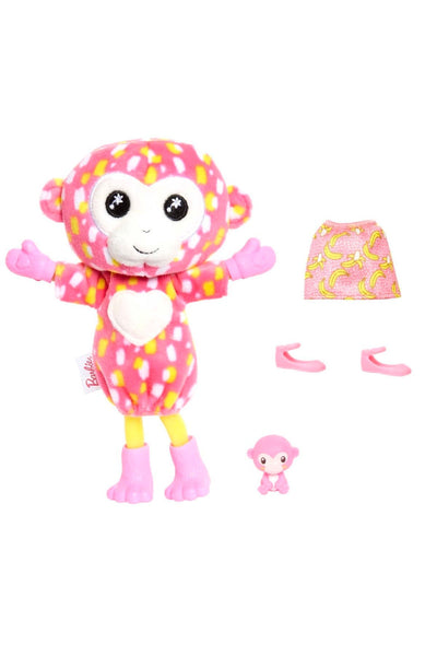 Barbie Cutie Reveal Bebekler Chelsea Tropikal Orman Serisi HKR12-HKR14 Maymun