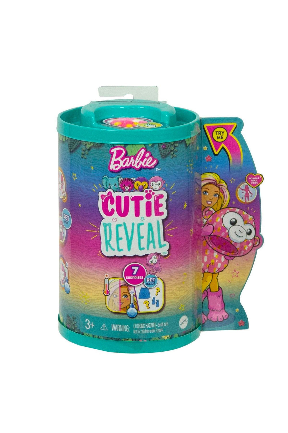 Barbie Cutie Reveal Bebekler Chelsea Tropikal Orman Serisi HKR12-HKR14 Maymun