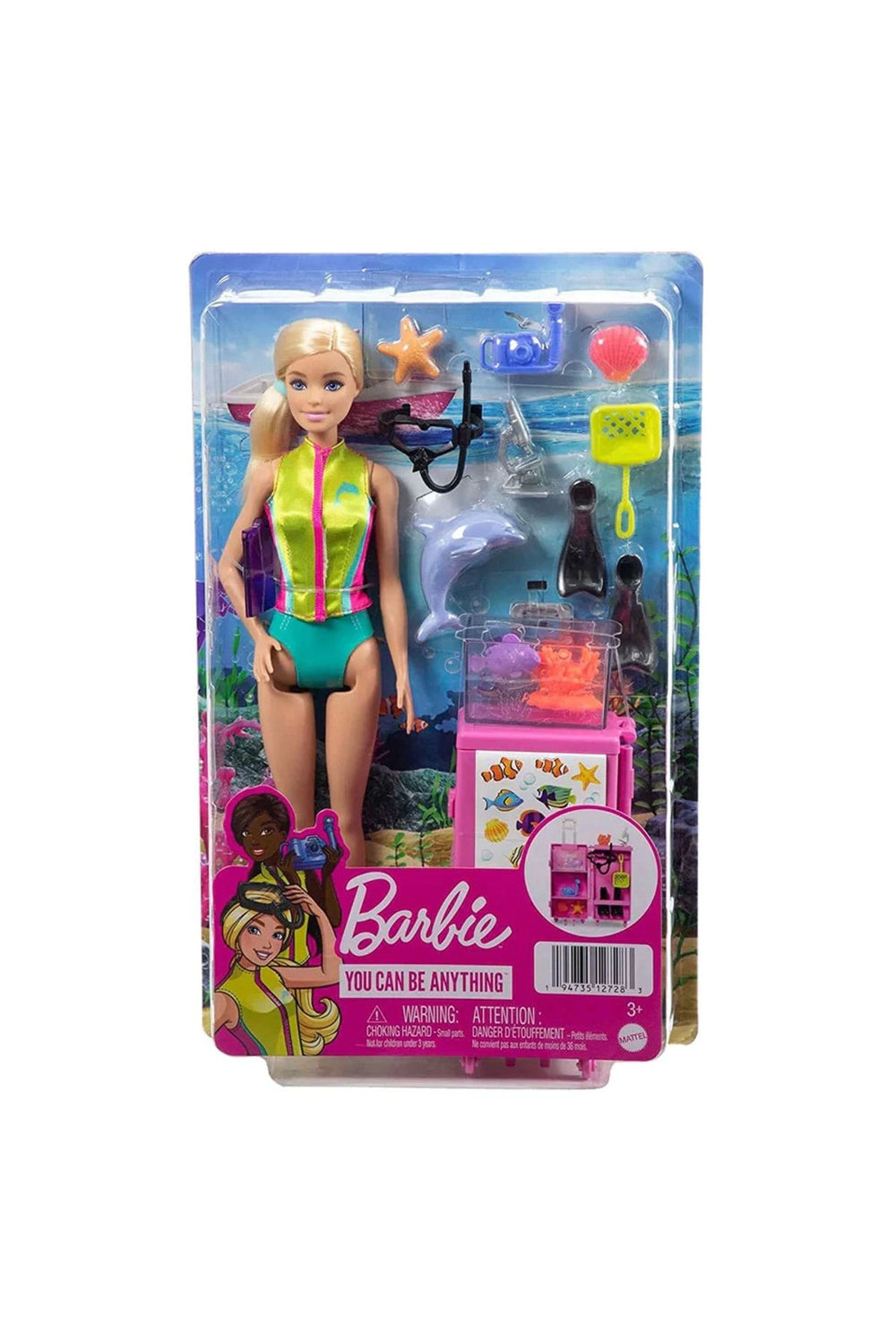 Barbie Deniz Biyoloğu Oyun Seti Hmh26
