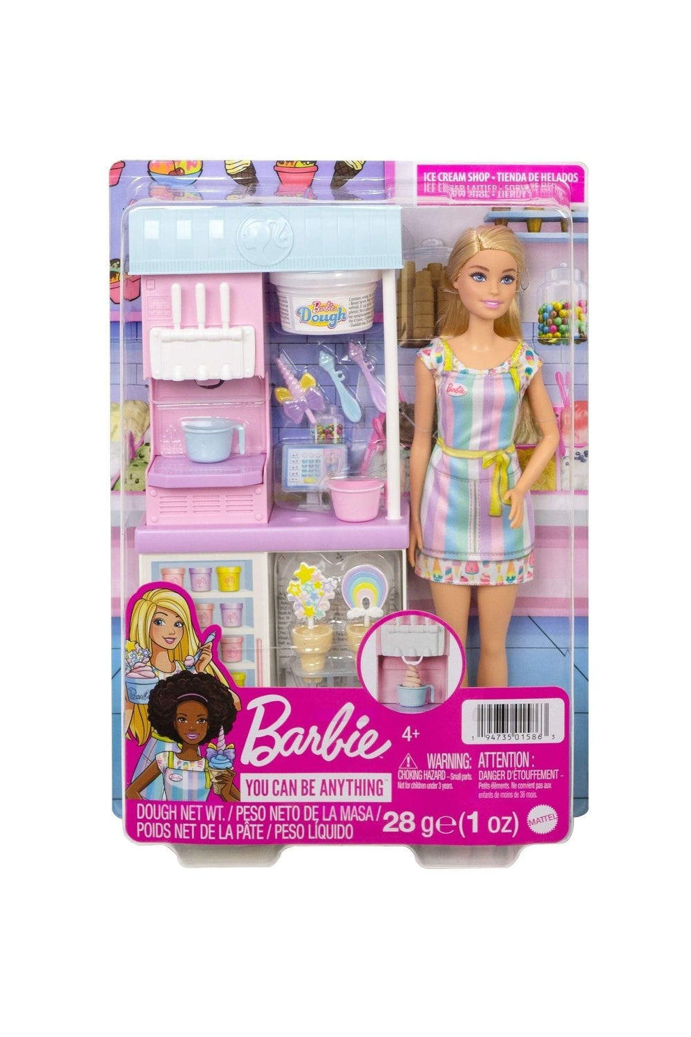 Barbie Dondurma Dükkanı Oyun Seti Hcn46