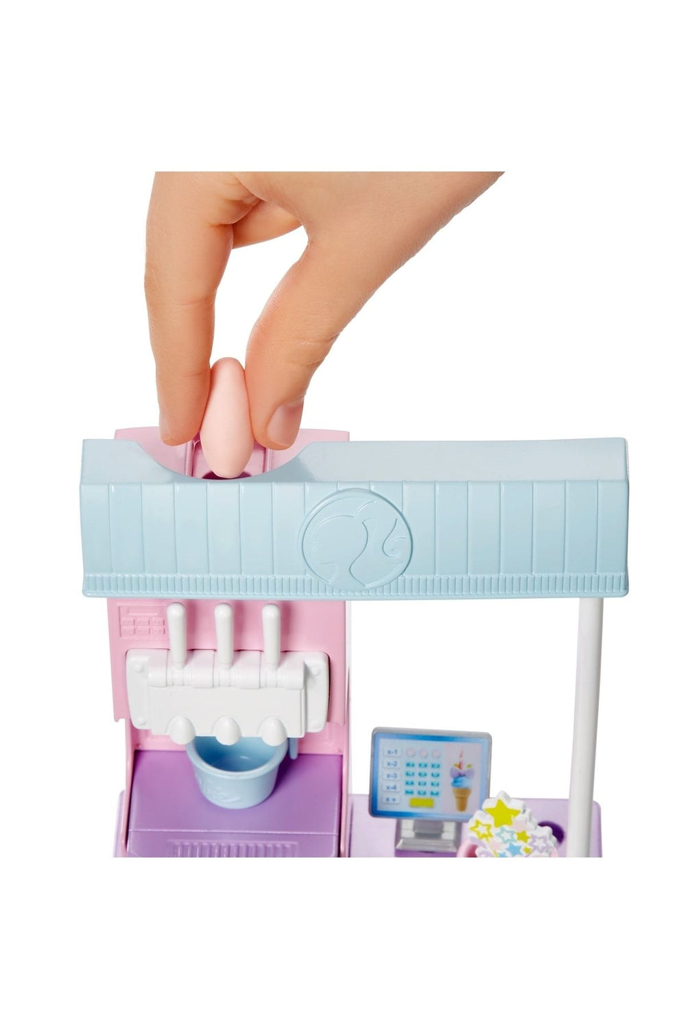 Barbie Dondurma Dükkanı Oyun Seti Hcn46