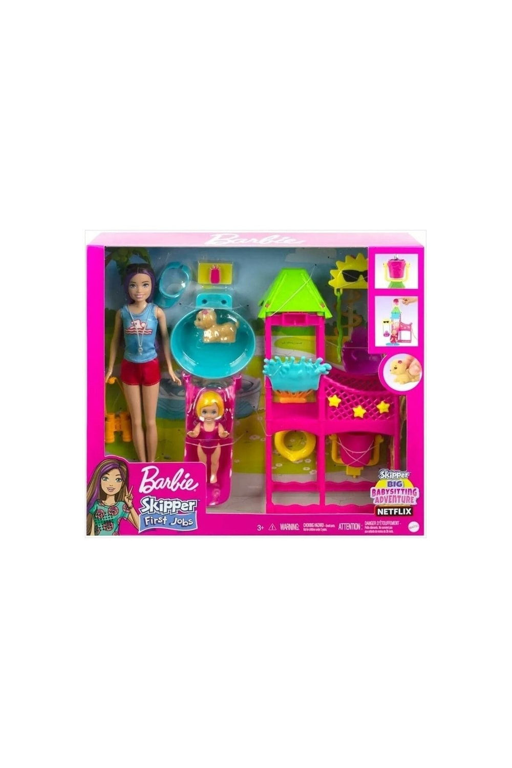 Barbie Hkd80 Skipperın Su Parkı Eğlencesi Oyun Seti