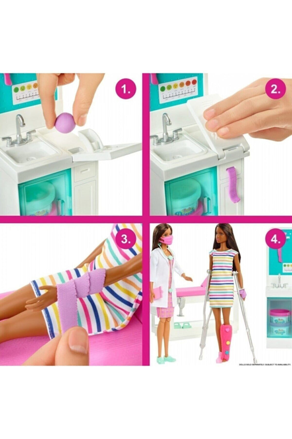 Barbie'nin Polikliniği Oyun Seti GTN61