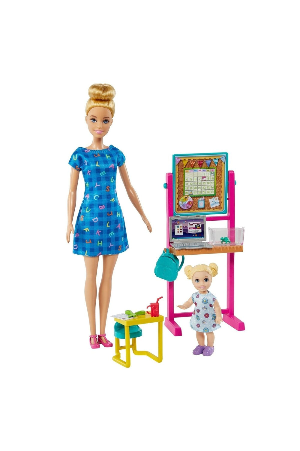 Barbie Meslekleri Oyun Setleri - Öğretmen, Sarı Saçlı Hcn19