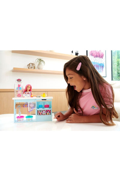 Barbie Oyuncak Pasta Dükkanı Oyun Seti