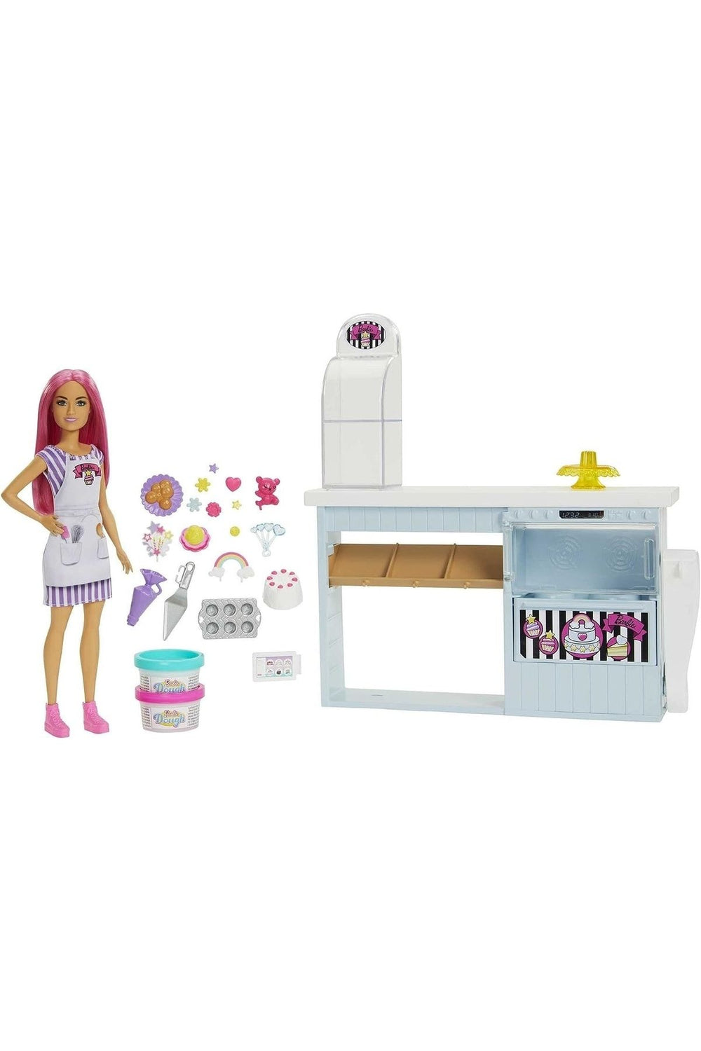 Barbie Oyuncak Pasta Dükkanı Oyun Seti