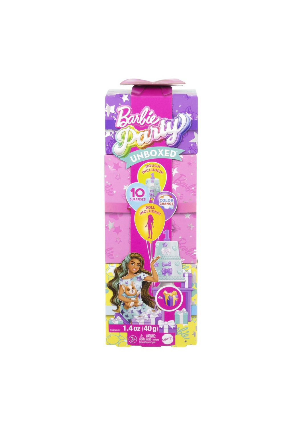 Barbie Parti Paketi™ Köpeğimin Doğum Günü Serisi - Mavi Elbiseli Bebek ve Aksesuarlar