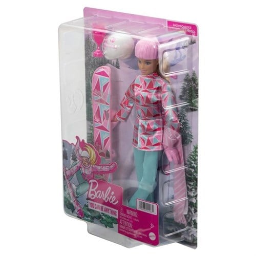 Barbie Snowboard Sporcusu Bebek HCN32