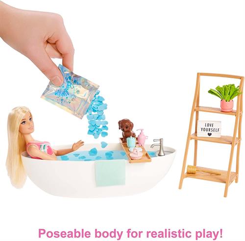 Barbie Wellness Barbi'nin Spa Günü Oyun Seti HKT92