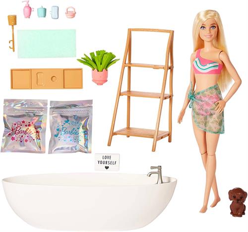 Barbie Wellness Barbi'nin Spa Günü Oyun Seti HKT92