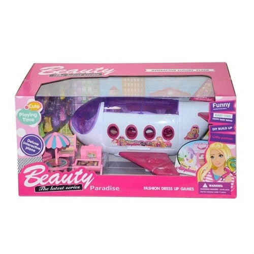 Beauty Kutulu Aksesuarlı Uçak Seti KZK-7823