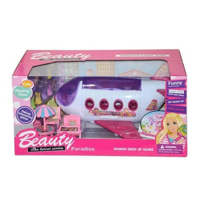 Beauty Kutulu Aksesuarlı Uçak Seti KZK-7823