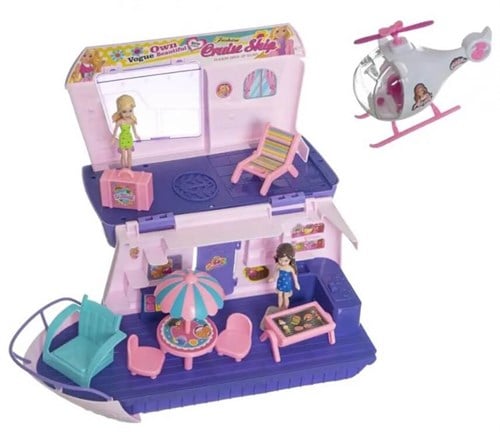 Beauty Tekneli Helikopterli Bebek Tatil Seti