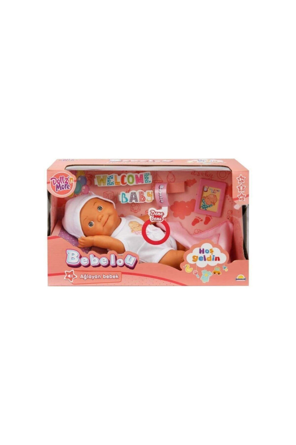 Bebelou Hoşgeldin Sesli Ağlayan Bebek 30 cö