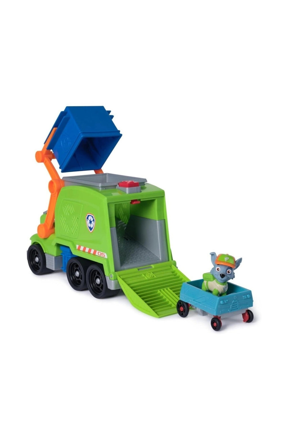 BFS SPM-6071248 PaW Patrol Rocky ile Crush N Roll Geri Dönüşüm Kamyonu