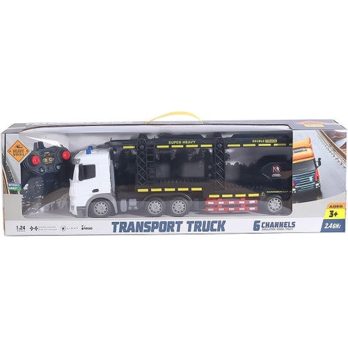 HT188 Kumandalı Şarjlı  Işıklı Transporter Tır 1:24 -Canem
