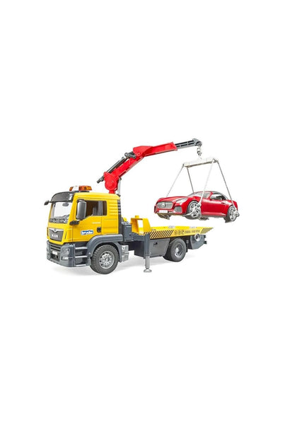 BR03552 Scania 560R Çekici ve Roadster Araba - Bruder