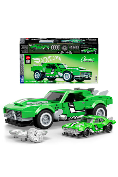 Brick Shop™ Hot Wheels® Speed Serisi - Custom '68 Camaro® 289 Parça, koleksiyoncular için JFT16