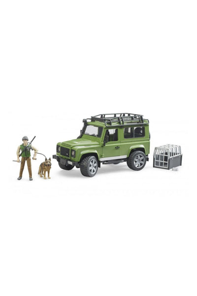 Bruder Land Rover Arazi Aracı & Avcı Ve Av Köpeği Br02587