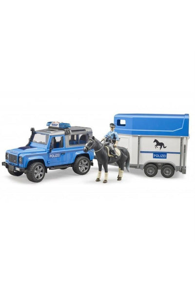 Bruder Römorklu Polis Aracı Memur Ve Atı