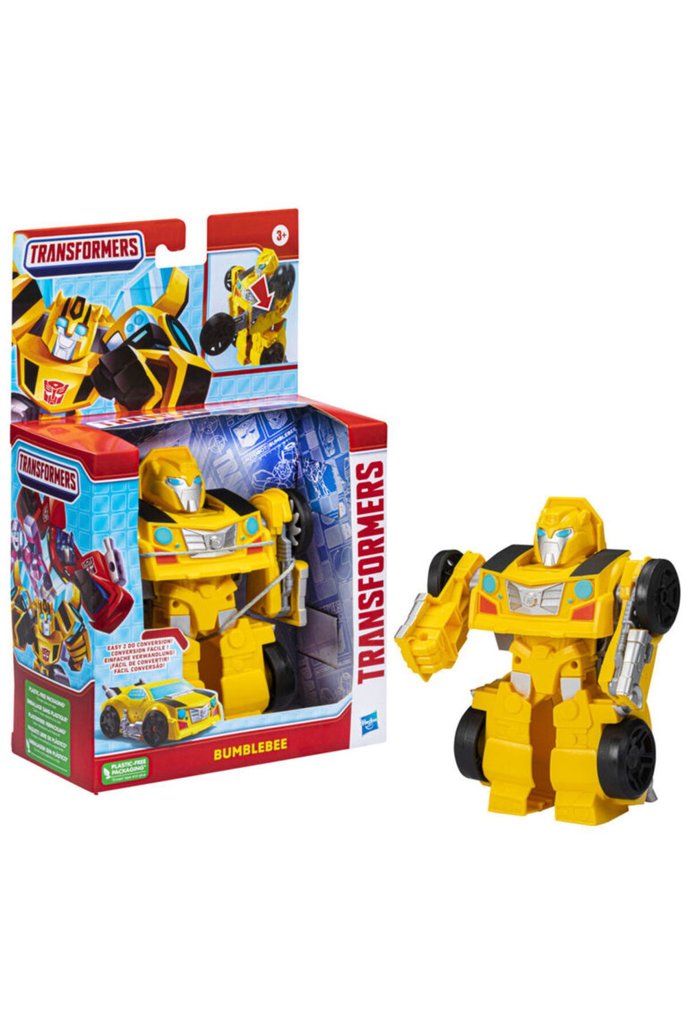 Bumblebee Dönüşen Robot ve Araba Figürü – 2’si 1 Arada Oyuncak (3+ Yaş)