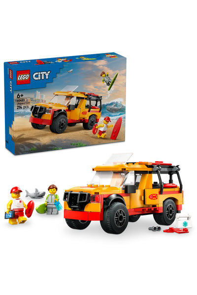 ® City Cankurtaran Kamyoneti 60453 - 6+ Çocuklar için Yaratıcı Oyuncak Yapım Seti (214P)