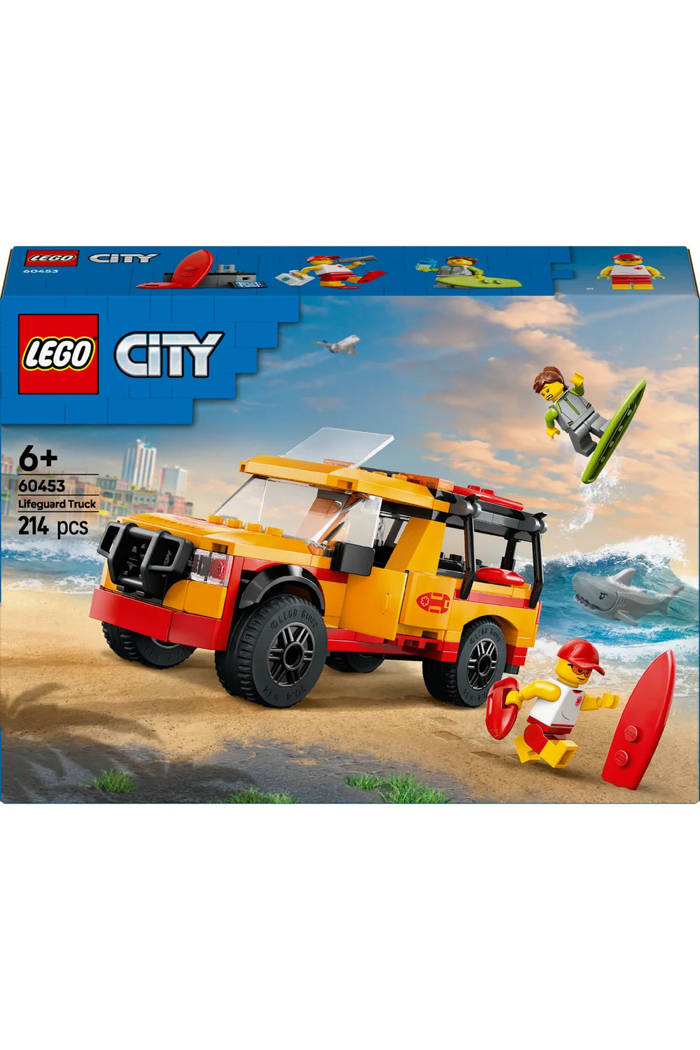 ® City Cankurtaran Kamyoneti 60453 - 6+ Çocuklar için Yaratıcı Oyuncak Yapım Seti (214P)