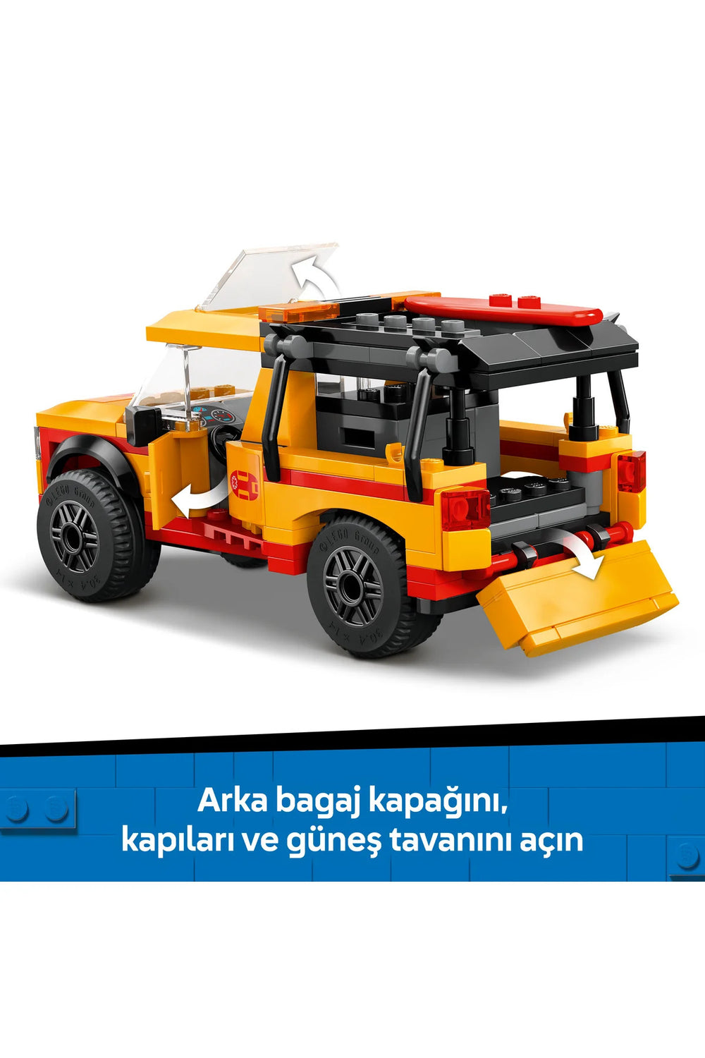 ® City Cankurtaran Kamyoneti 60453 - 6+ Çocuklar için Yaratıcı Oyuncak Yapım Seti (214P)