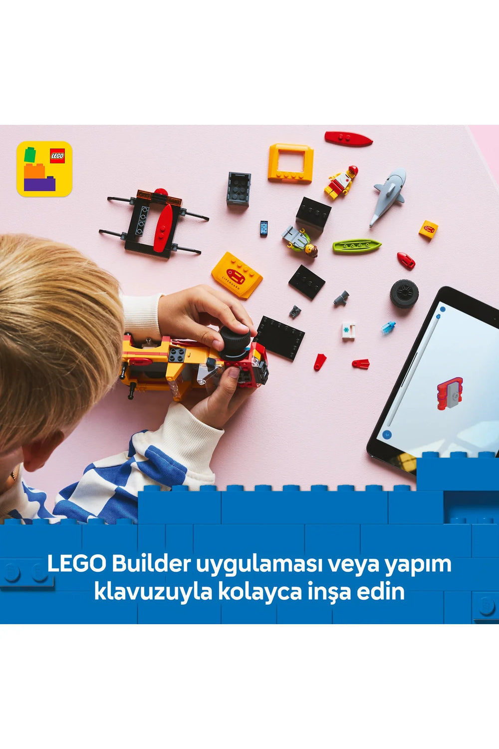 ® City Cankurtaran Kamyoneti 60453 - 6+ Çocuklar için Yaratıcı Oyuncak Yapım Seti (214P)