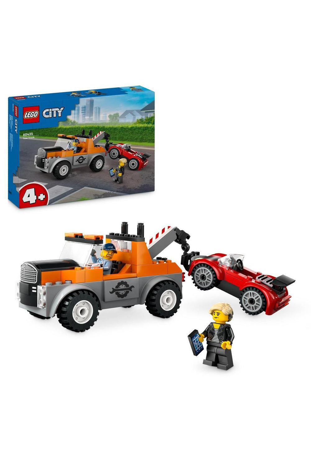 City Çekici Kamyon ve Spor Araba Tamiri 60435 - 4 Yaş ve Üzeri Çocuklar için Yaratıcı Oy