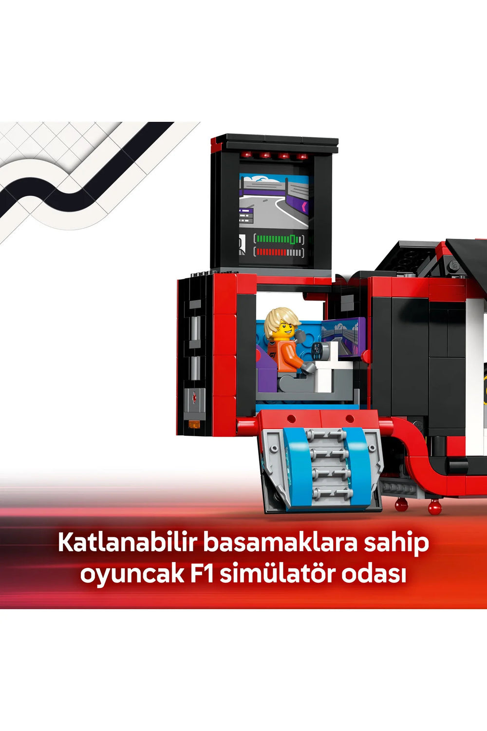 LEGO City RB20 ve AMR24 F1 Arabalı F1 Kamyonu 60445