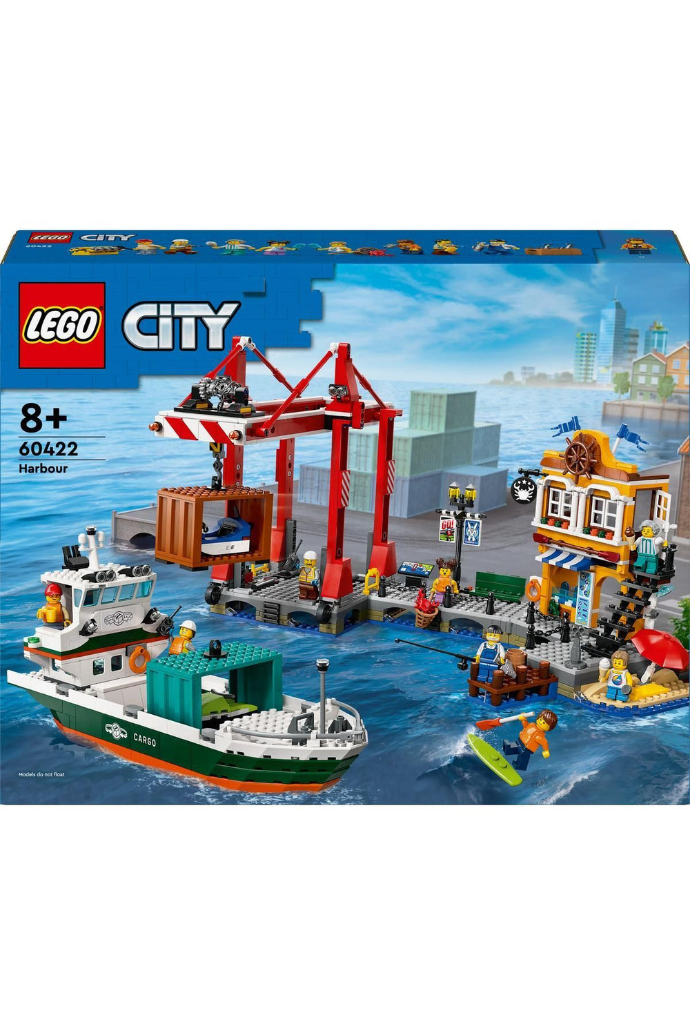 ® City Yük Gemili Liman 60422 - 8 Yaş ve Üzeri Çocuklar için Yaratıcı Oyuncak Yapım Seti