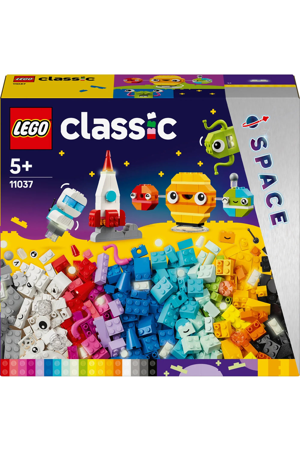 ® Classic Yaratıcı Uzay Gezegenleri 11037 - 4+ Çocuklar için Yaratıcı Oyuncak Yapım Seti (450P)