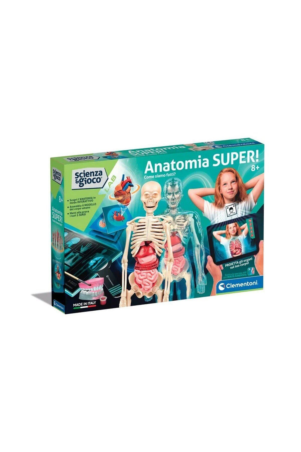 CLEMENTONI 64474 Bilim ve Oyun - Süper Anatomi +8 yaş