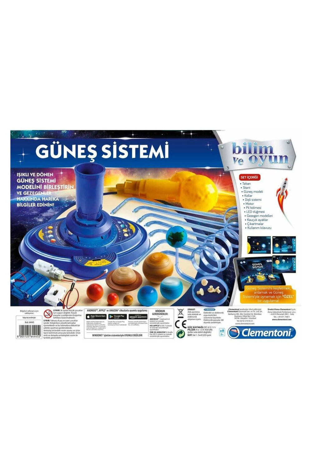 CLEMENTONI Bilim Ve Oyun - Güneş Sistemi 64445