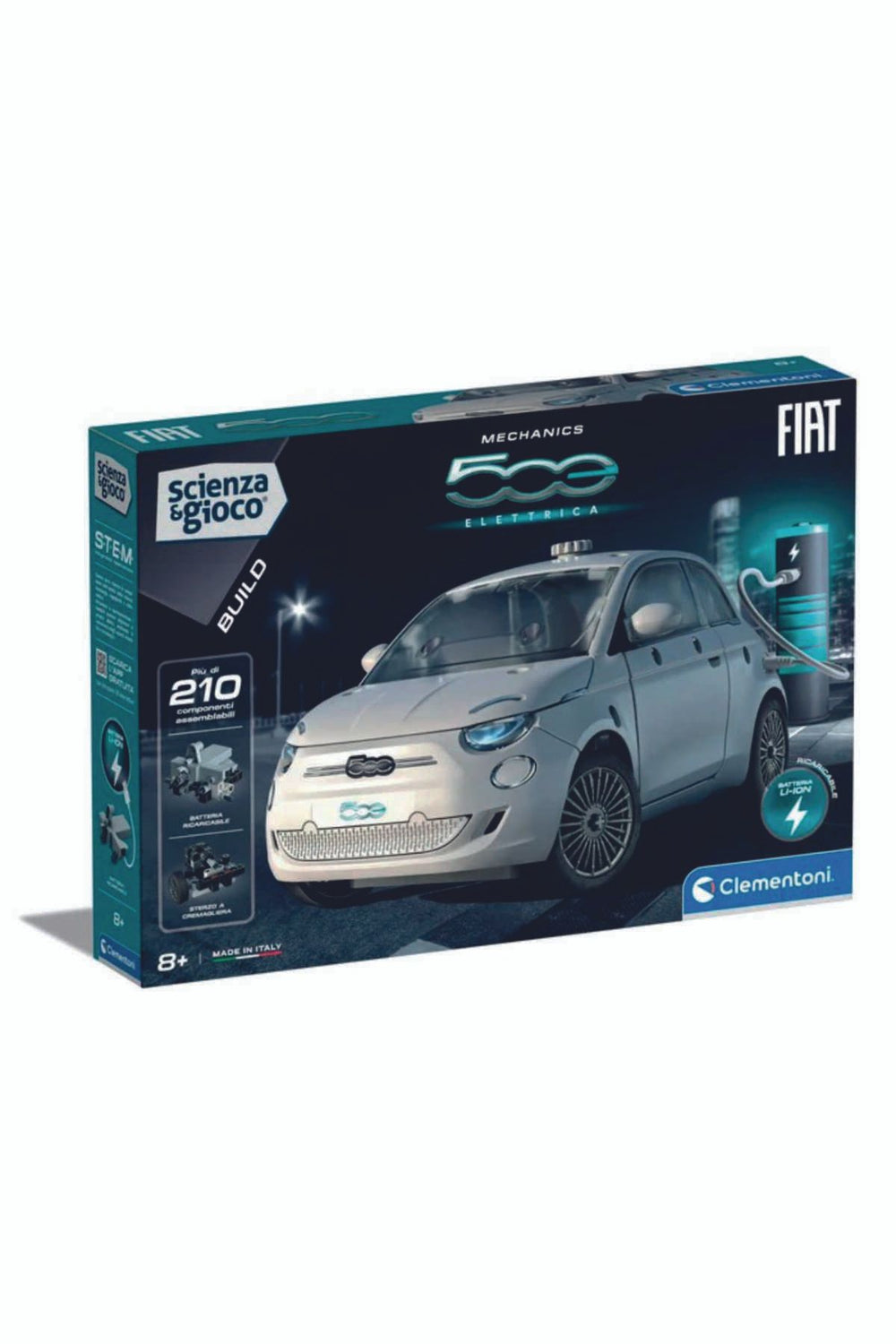 CLEMENTONI Mekanik Laboratuvarı - FIAT 500 Elektrik +8 yaş