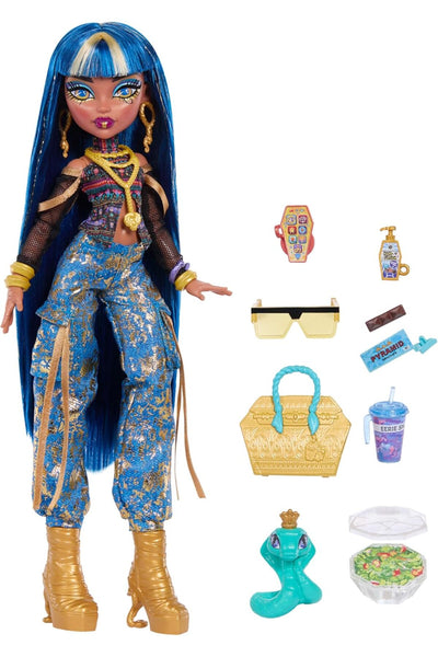 Cleo De Nile Bebek, Altın Kot Kargo Pantolonu ve aksesuarları JHK32