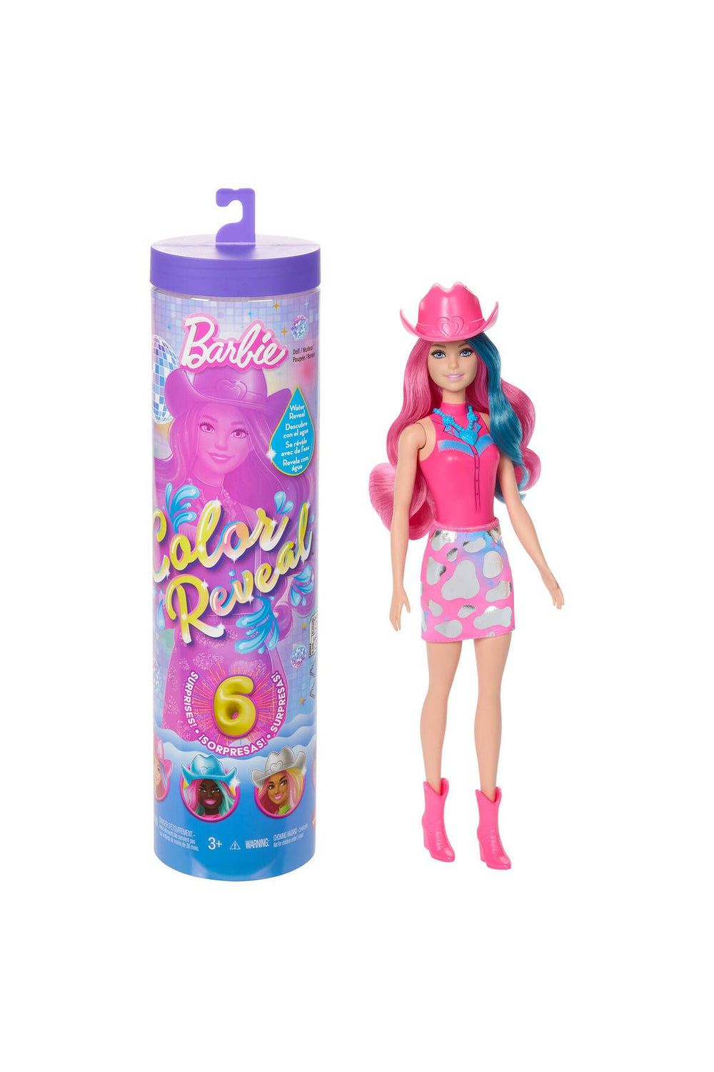 Color Reveal™ - Renk Değiştiren Sürpriz Barbie Disco Star Serisi | JCP01