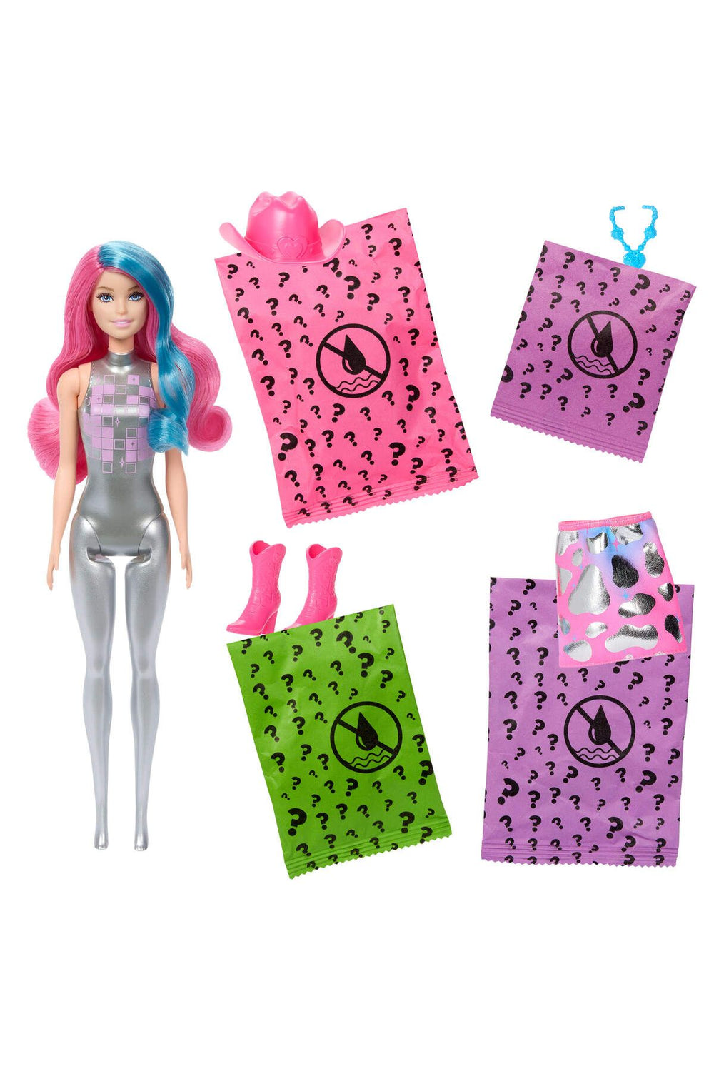 Color Reveal™ - Renk Değiştiren Sürpriz Barbie Disco Star Serisi | JCP01