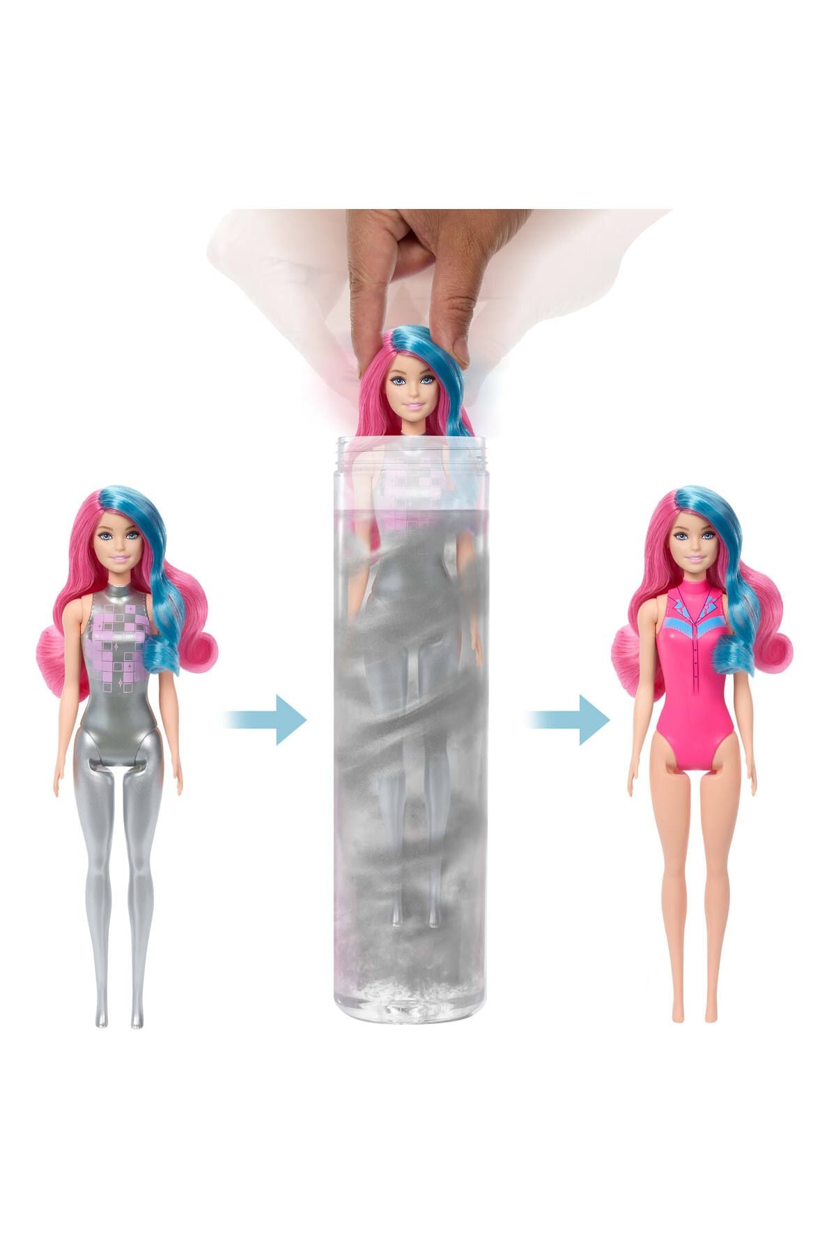 Color Reveal™ - Renk Değiştiren Sürpriz Barbie Disco Star Serisi | JCP01