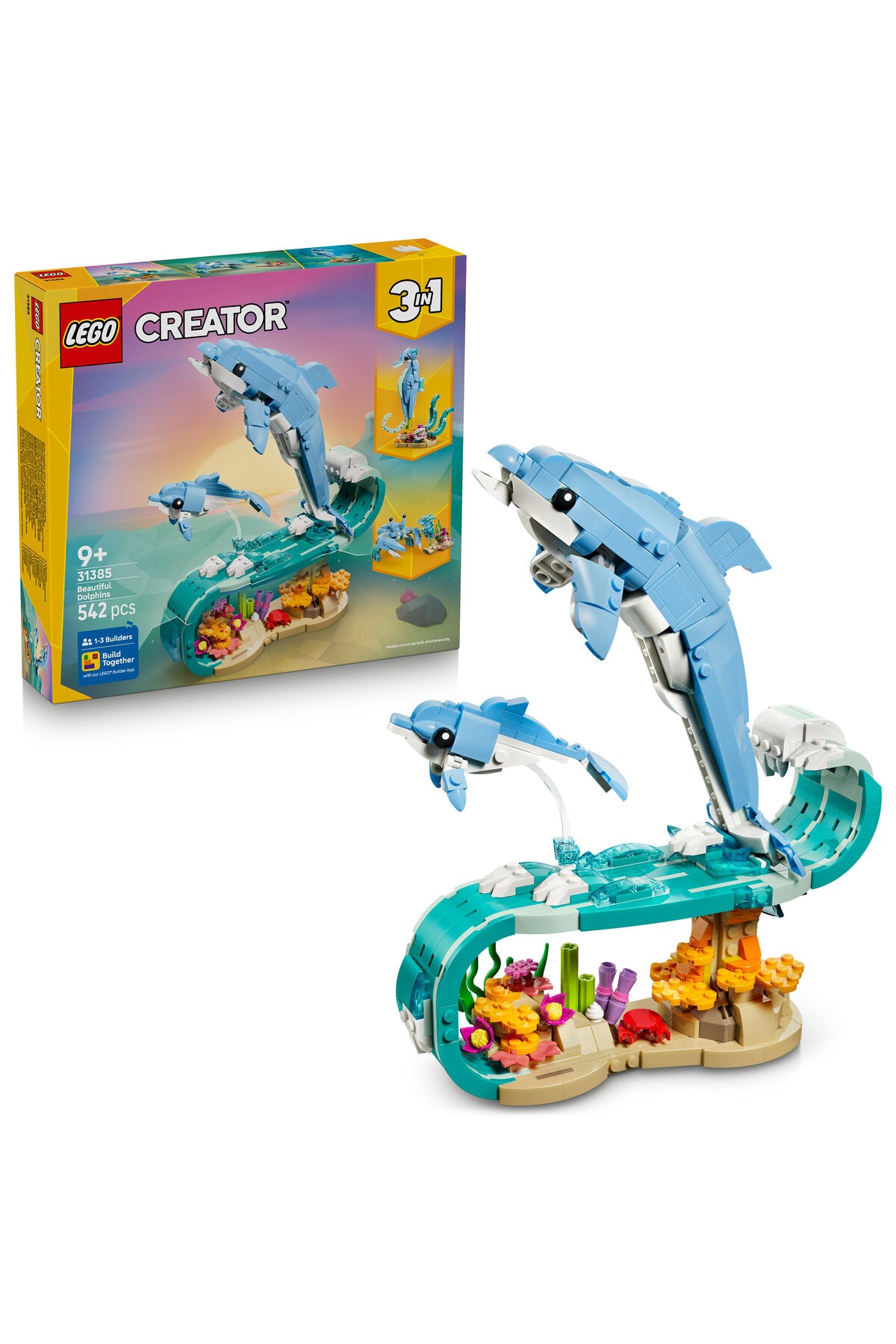 LEGO Creator Deniz Hayvanları: Güzel Yunuslar 31385