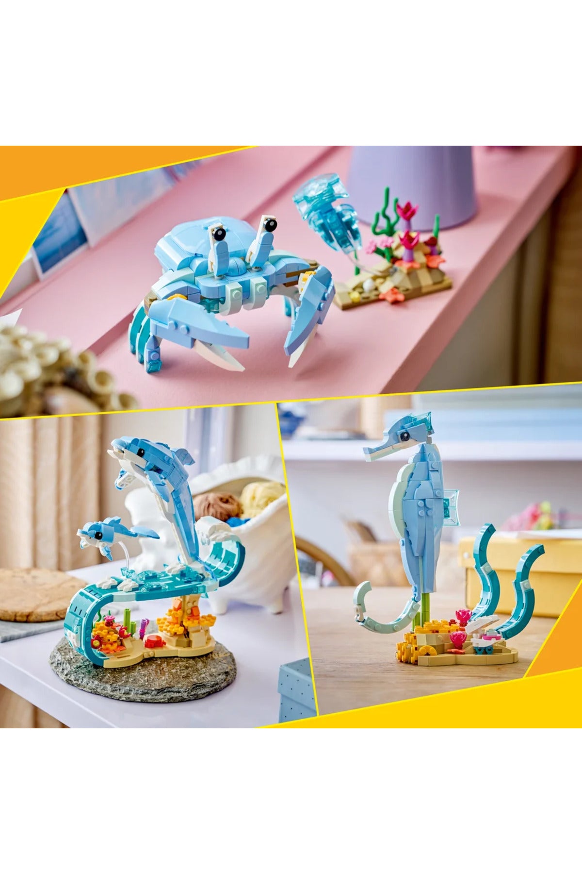 LEGO Creator Deniz Hayvanları: Güzel Yunuslar 31385