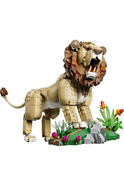 LEGO Creator 3’ü 1 Arada Vahşi Hayvanlar: Görkemli Aslan 31386