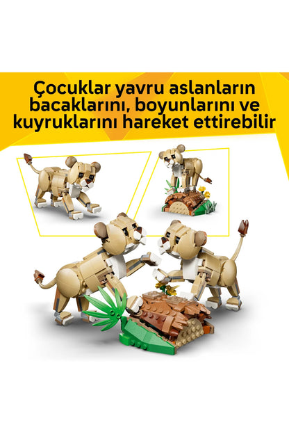 LEGO Creator 3’ü 1 Arada Vahşi Hayvanlar: Görkemli Aslan 31386