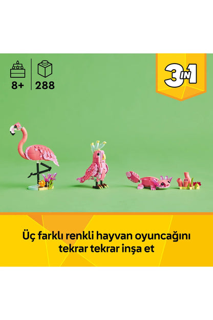 Lego Creator Vahşi Hayvanlar Pembe Flamingo 31170