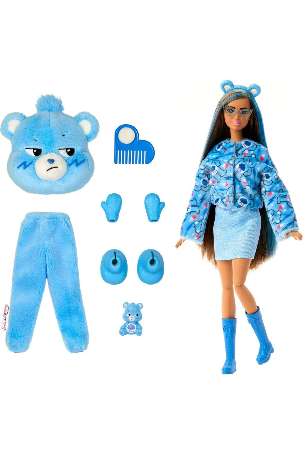 Cutie Reveal Care Bears Series - Grumpy Bear (Brunette)